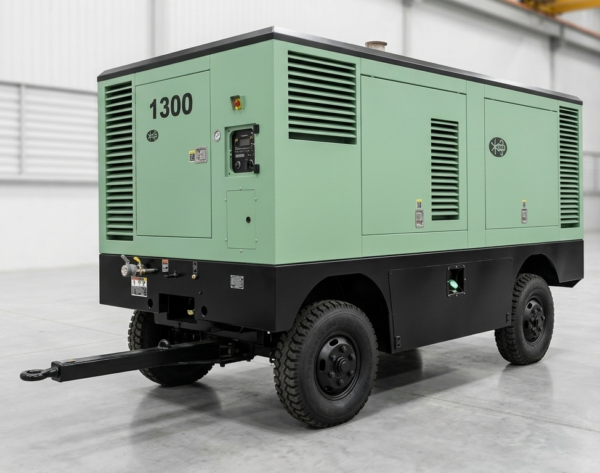 Винтовой компрессор Sullair 1300 на шасси DWQ